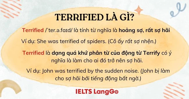 Terrified nghĩa là gì?