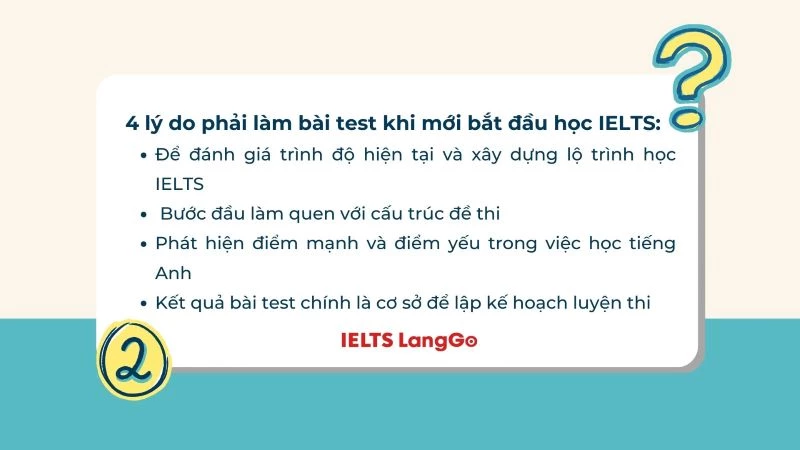 4 lý do người mới bắt đầu nên làm bài test IELTS 