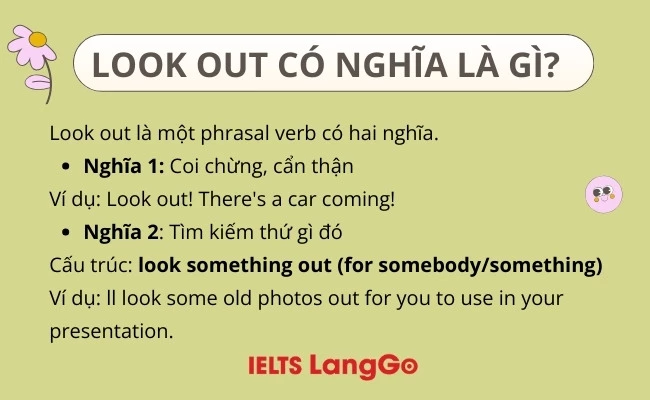 Look out có nghĩa là gì?