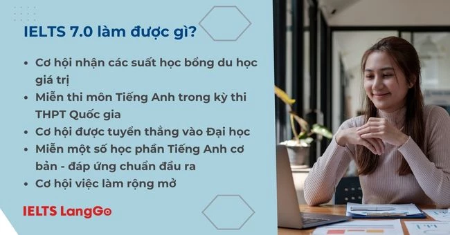 7.0 IELTS là cao hay thấp? IELTS 7.0 làm được gì?