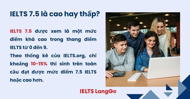 Đạt chứng chỉ 7.5 IELTS có khó không?