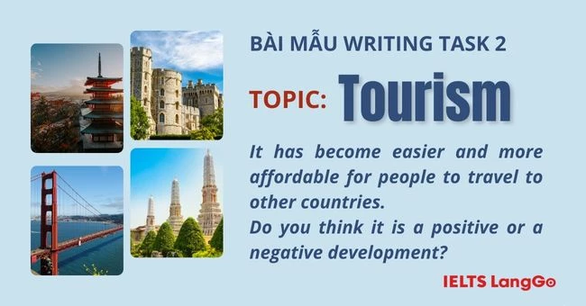 Sample topic Tourism and travel IELTS Writing Task 2