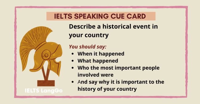 Describe an important historical event in Vietnam cue card