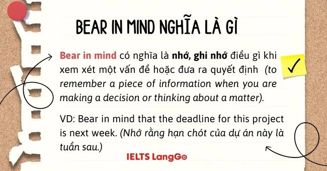 Bear in mind nghĩa là gì