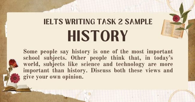 IELTS Writing Task 2 History topic sample