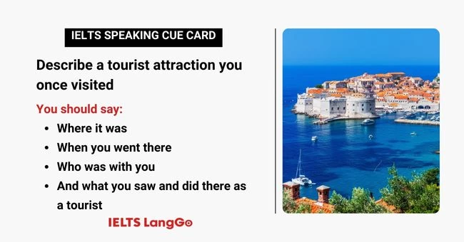 Describe a tourist attraction cue card