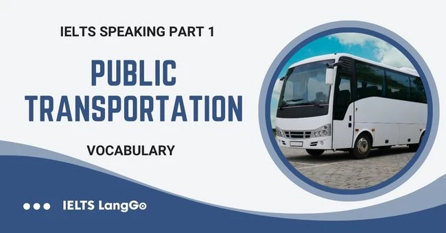 Public transport IELTS Speaking Vocabulary