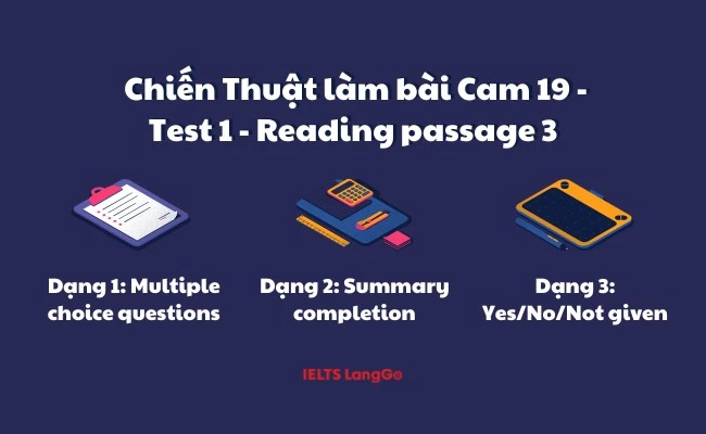 Phân tích đề và chiến lược làm bài Cam 19 - Test 1 - Reading passage 3