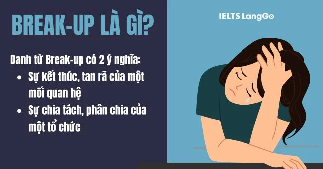 Danh từ Break up nghĩa là gì?