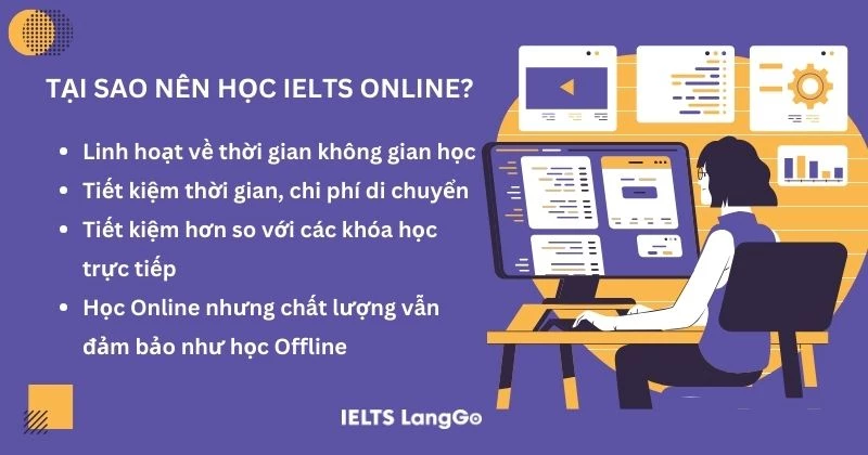 Lợi ích khi học IELTS Online