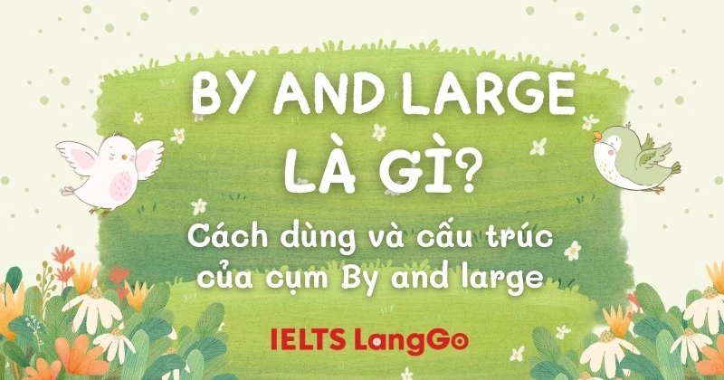 Idiom By and large là gì? Ý nghĩa, nguồn gốc và cách dùng thực tế