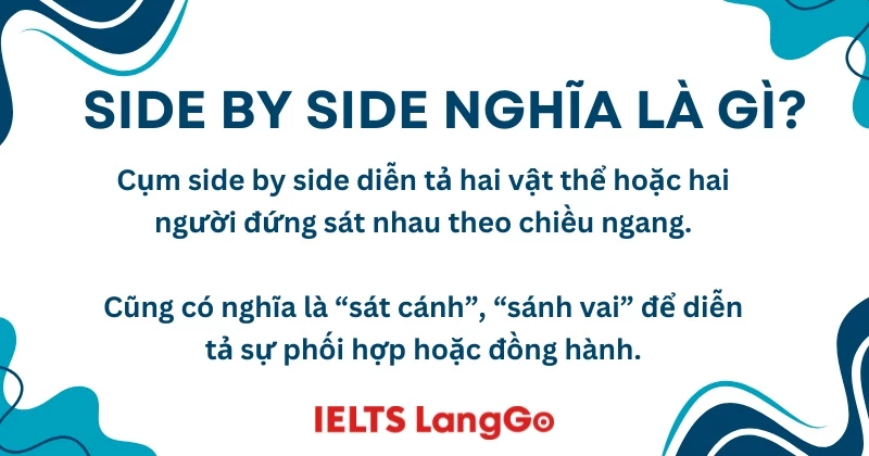 Định nghĩa cụm từ side by side