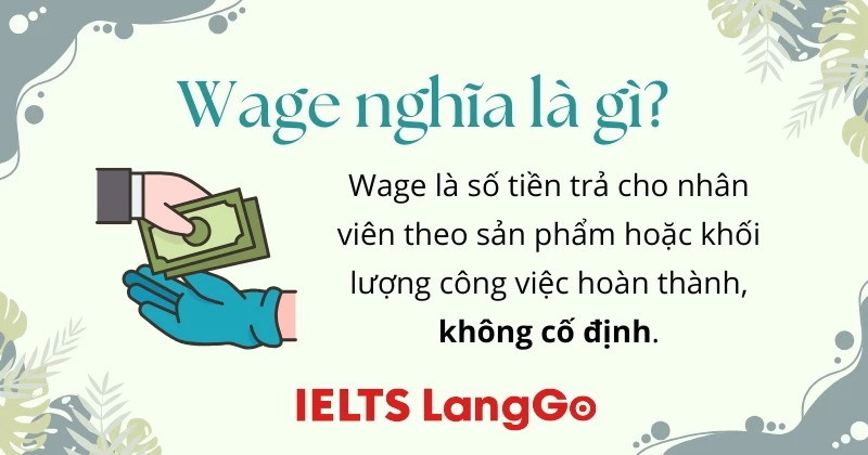 Ý nghĩa của Wage