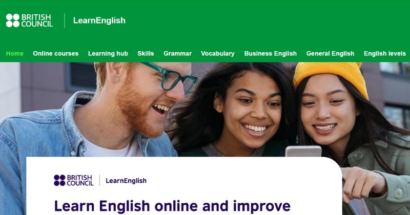 Web học tiếng Anh của British Council