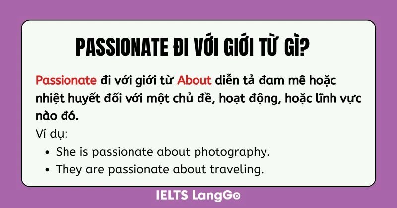 Passionate about là gì