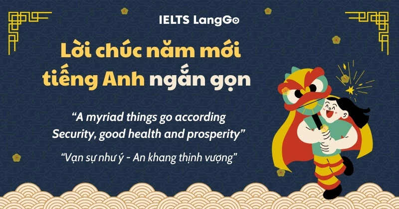 Lời chúc năm mới Tiếng Anh ngắn gọn