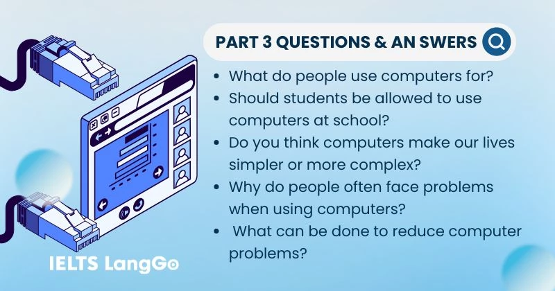 IELTS Speaking Part 3 topic Computer problem