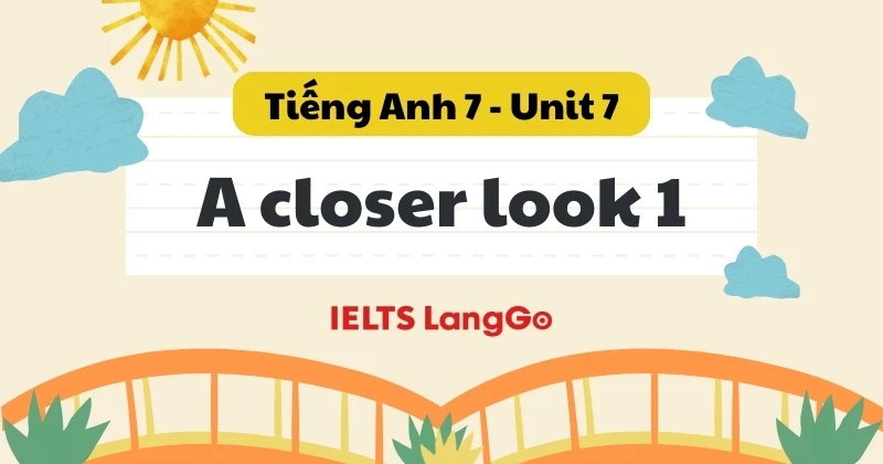 Giải chi tiết Tiếng Anh lớp 7 Global Success - Unit 7 - A closer look 1 (trang 74)