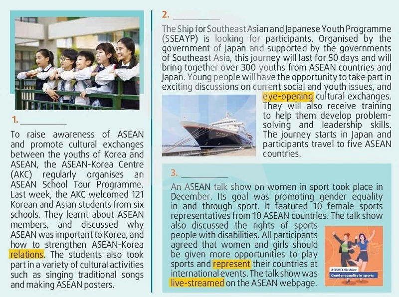 Tiếng Anh 11 Unit 4 Reading Global success