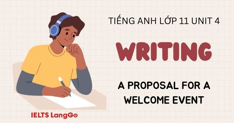 Giải Tiếng Anh lớp 11 Unit 4 Writing: A proposal for a welcome event