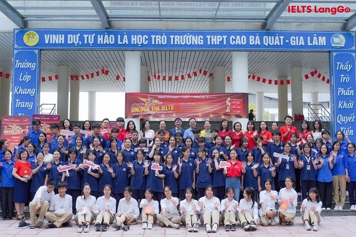 Vòng Sơ loại Unlock The IELTS 2025 diễn ra tại Học sinh THPT Cao Bá Quát