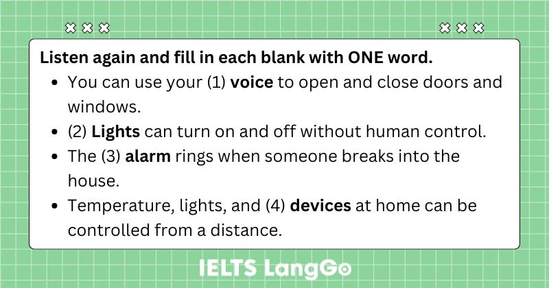 Tiếng Anh lớp 10 Review 2 Listening