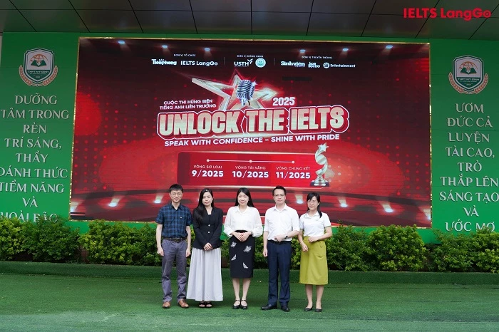 IELTS LangGo xin gửi lời cảm ơn chân thành đến Ban Giám hiệu Trường THPT Mỹ Đình