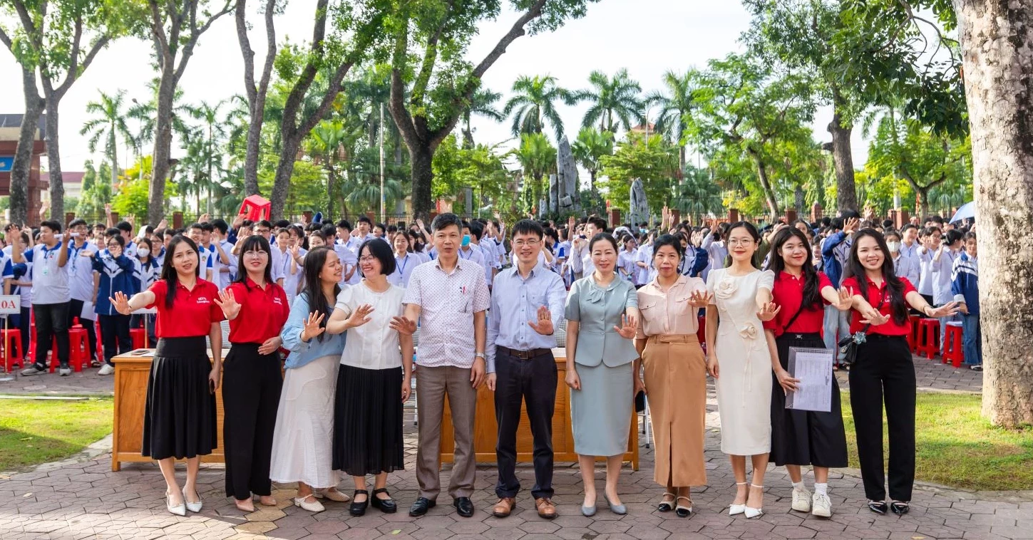 1.000+ học sinh THPT Thanh Hà Hải Phòng tham gia vòng sơ loại Unlock The IELTS 2025