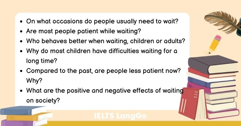 Describe a time you waited for something special to happen Part 3