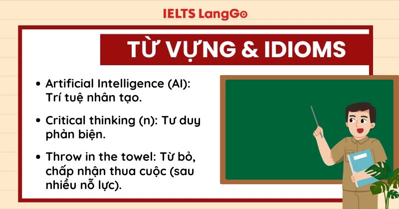 Tổng hợp từ vựng hay trong đề Unlock The IELTS số 3