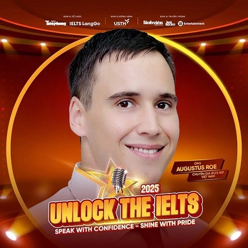 Ông Augustus Roe là chuyên gia IELTS IDP Việt Nam