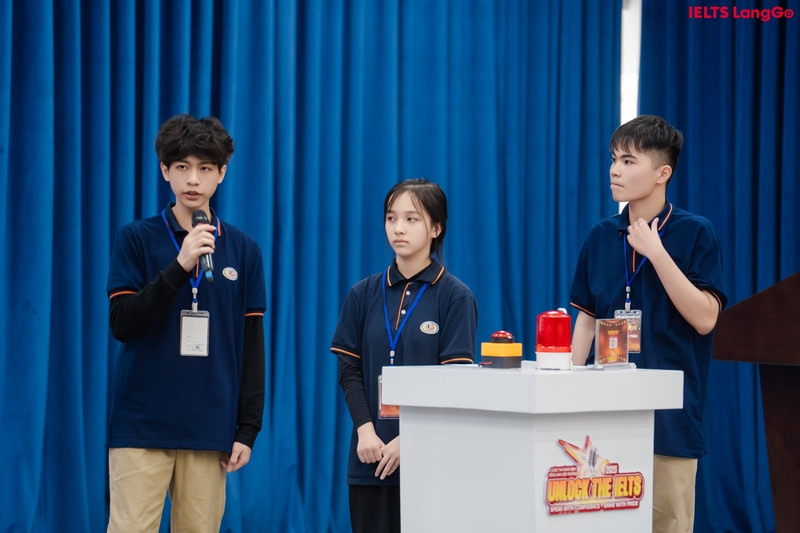 Đội THPT Lê Lợi đề cao yếu tố phẩm chất con người Việt Nam trong phần trình bày