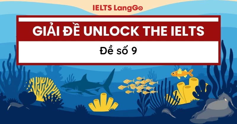 Giải đề Unlock The IELTS số 9: Đáp án và giải thích chi tiết, dễ hiểu
