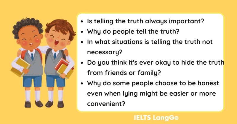 Describe a time you told your friend an important truth Part 3Ảnh minh họa