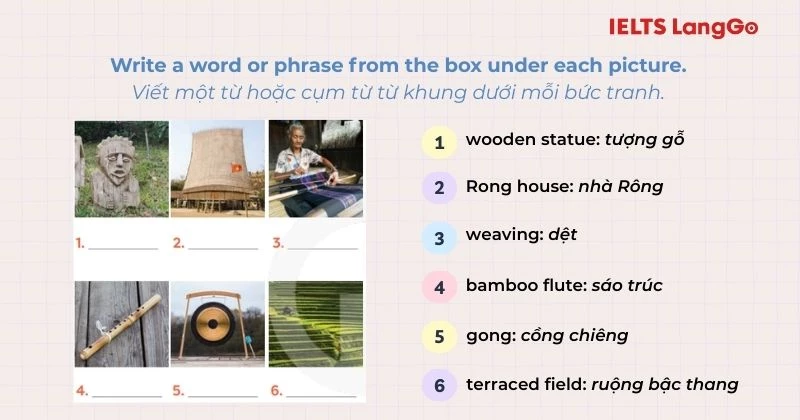 Bài tập 1 tiếng Anh 8 Unit 4 A Closer Look 1