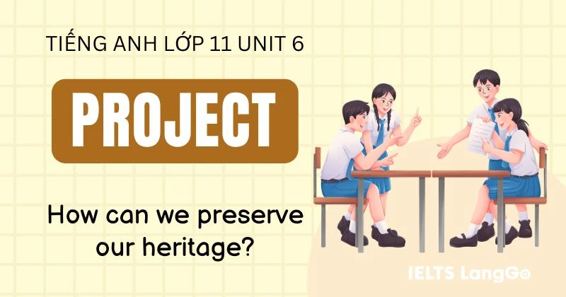 Tiếng Anh 11 Unit 6 Project: How can we preserve our heritage?