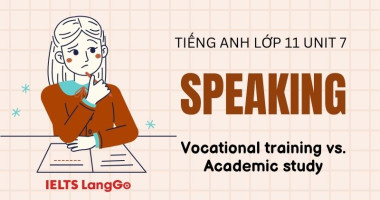 Tiếng Anh 11 Unit 7 Speaking: Vocational training vs. Academic study