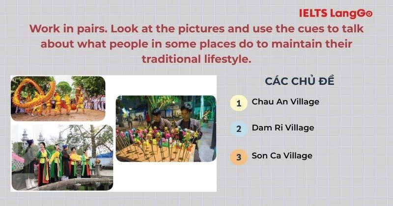 Bài tập 4 Tiếng Anh 8 Unit 6 Skills 1