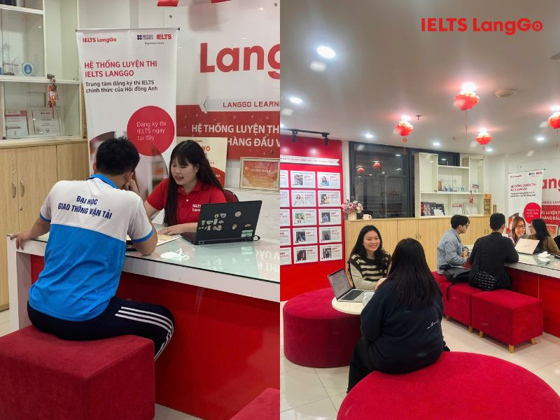 Không gian tư vấn sáng sủa, đội ngũ tư vấn chuyên nghiệp