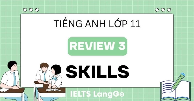 Lời giải Tiếng Anh 11 Review 3 Skills Global Success chi tiết, đầy đủ