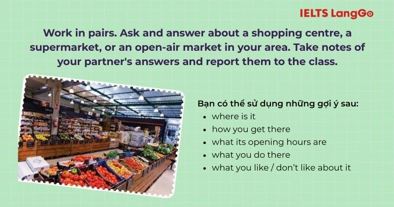 Bài tập 5 Tiếng Anh 8 Unit 8 Skills 1