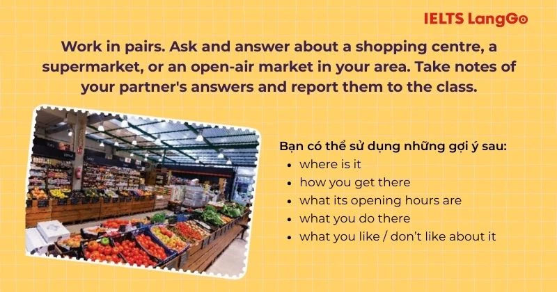 Bài tập 5 Tiếng Anh 8 Unit 8 A Skills 1