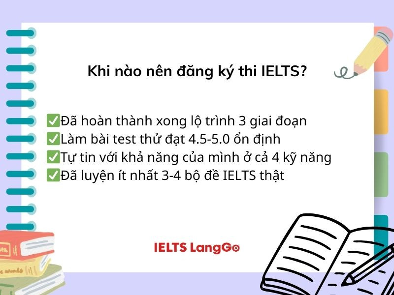 Chỉ nên thi IELTS khi bạn đáp ứng được những mục tiêu này
