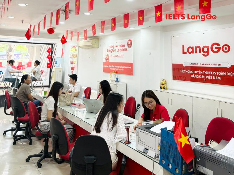 Cơ sở IELTS LangGo tại Xuân Thủy được nhiều phụ huynh và học viên tin tưởng