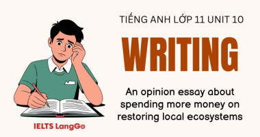 Hướng dẫn Writing Unit 10 lớp 11 Global Success: Dàn ý và Bài mẫu