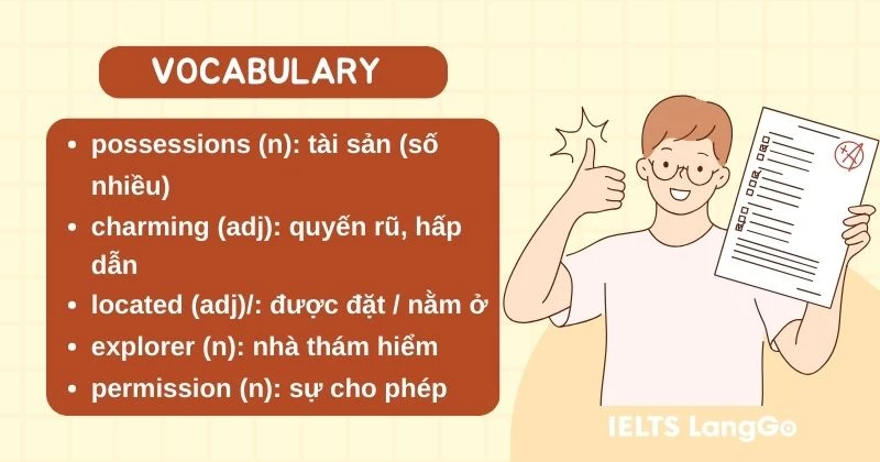 Tiếng Anh 9 Unit 7 Looking Back Vocabulary