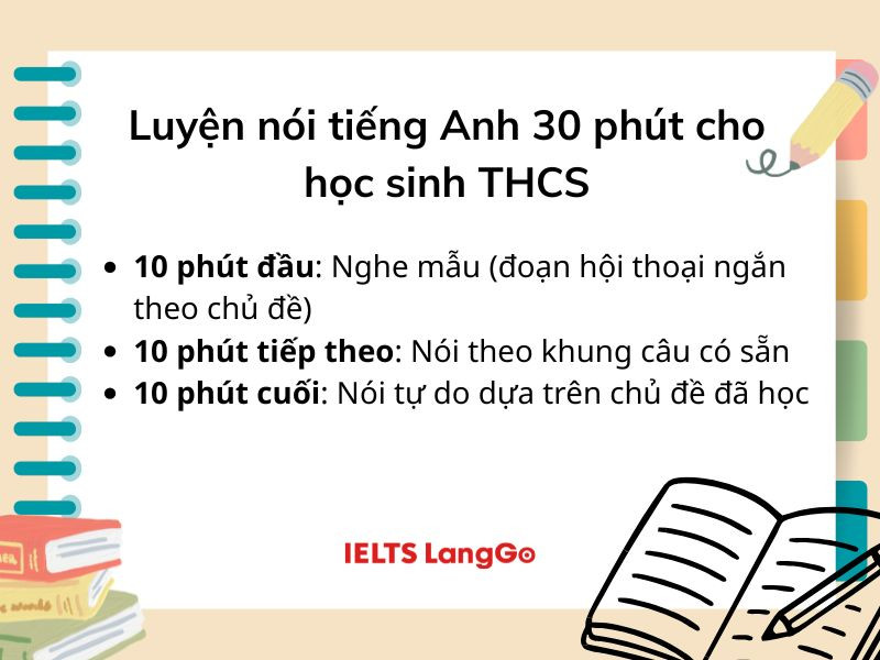 Cách học nói hiệu quả với 30 phút mỗi ngày