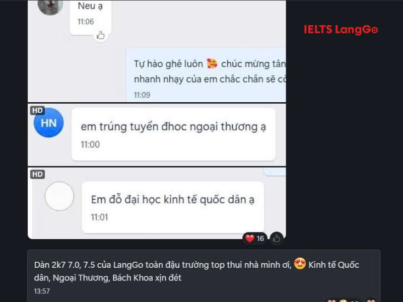 IELTS 7.0-75 sẽ là lợi thế rất lớn cho thí sinh khi cạnh tranh vào trường top