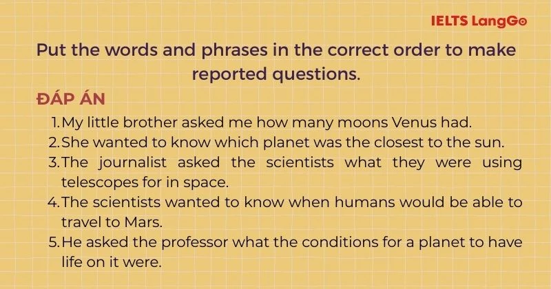 Bài tập 2 Tiếng Anh 8 Unit 12 A Closer Look 2