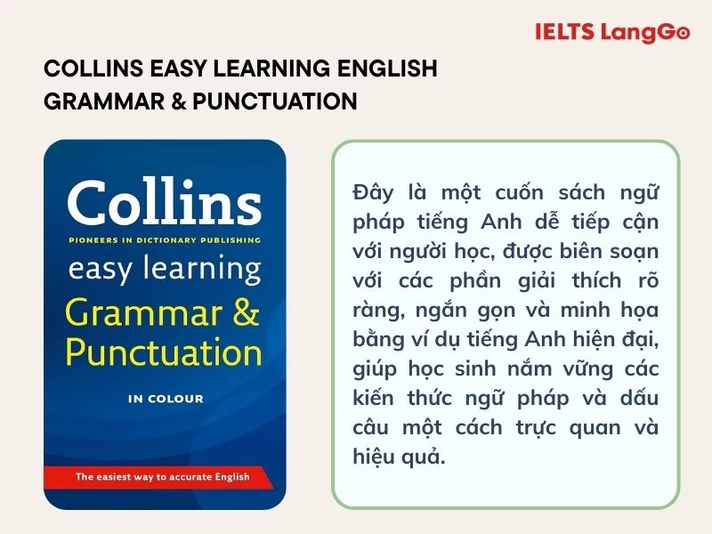 Cuốn sách Collins Easy Learning English được nhiều giáo viên sử dụng khi giảng dạy cho học sinh cấp 2